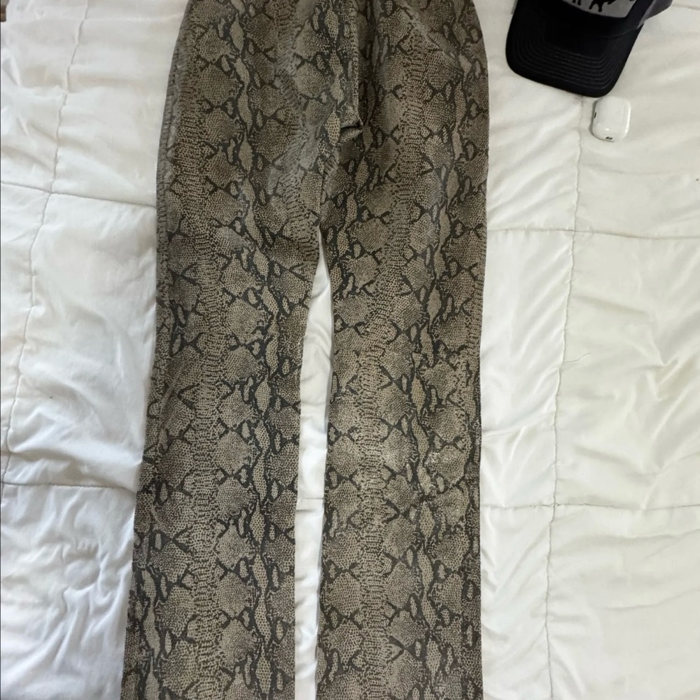 Snake Print Pants
